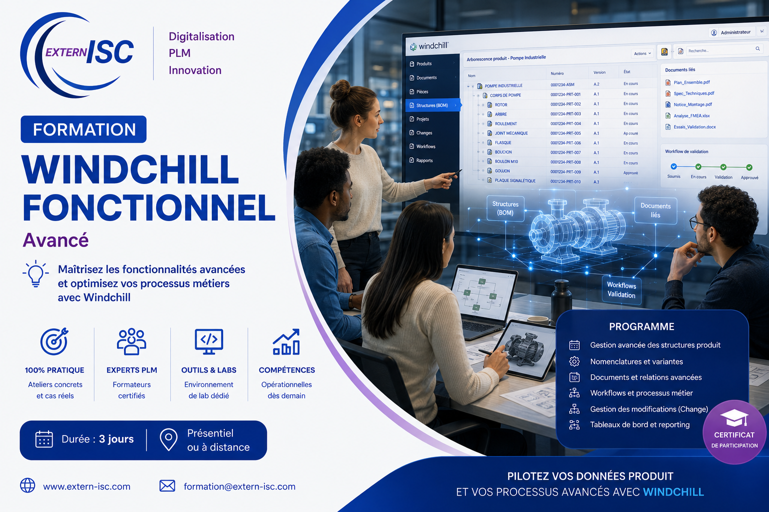 Formation Windchill Fonctionnel Avancé